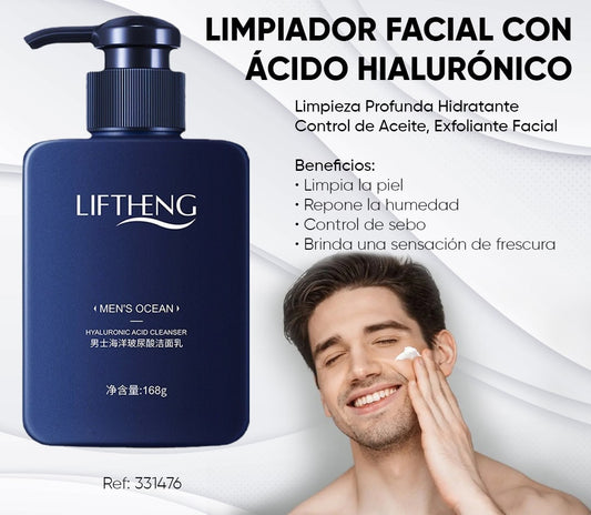 LIMPIADOR FACIAL CON ÁCIDO HIALURINOCO